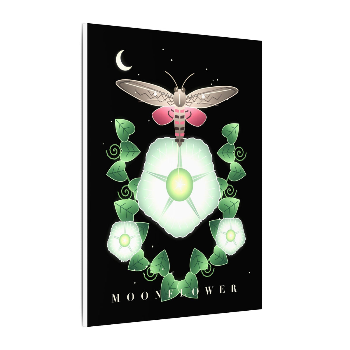 Moonflower gallery canvas print, view 4
