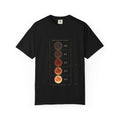 The Danjon Scale graphic tee in Black, original art by AuraCanvas