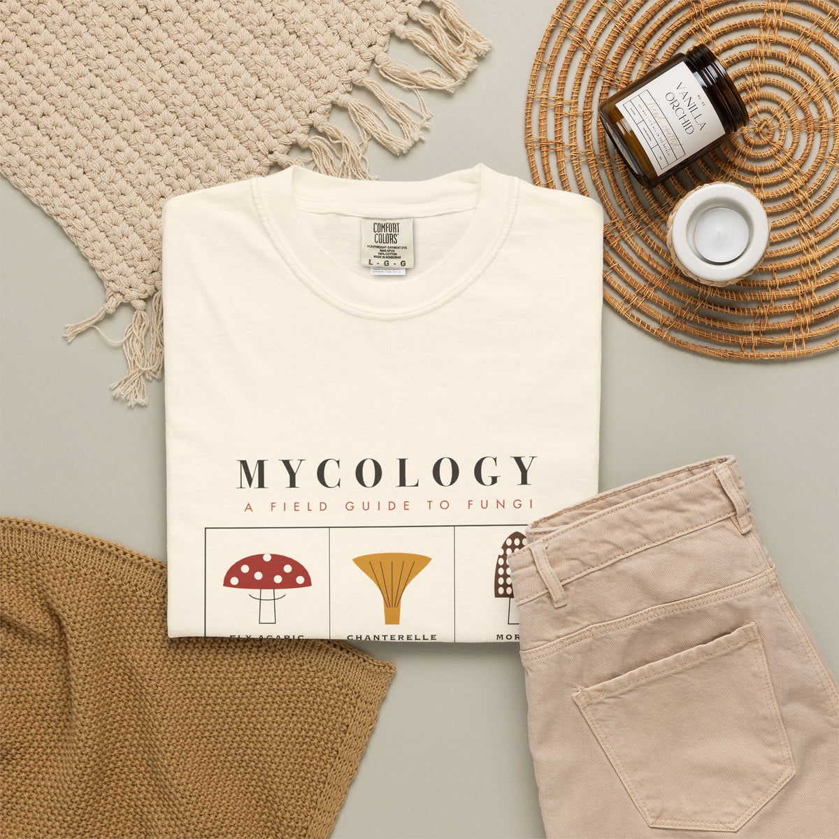 Mushroom Field Guide graphic tee, view 4