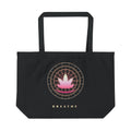 Sacred Lotus organic cotton tote bag, view 1