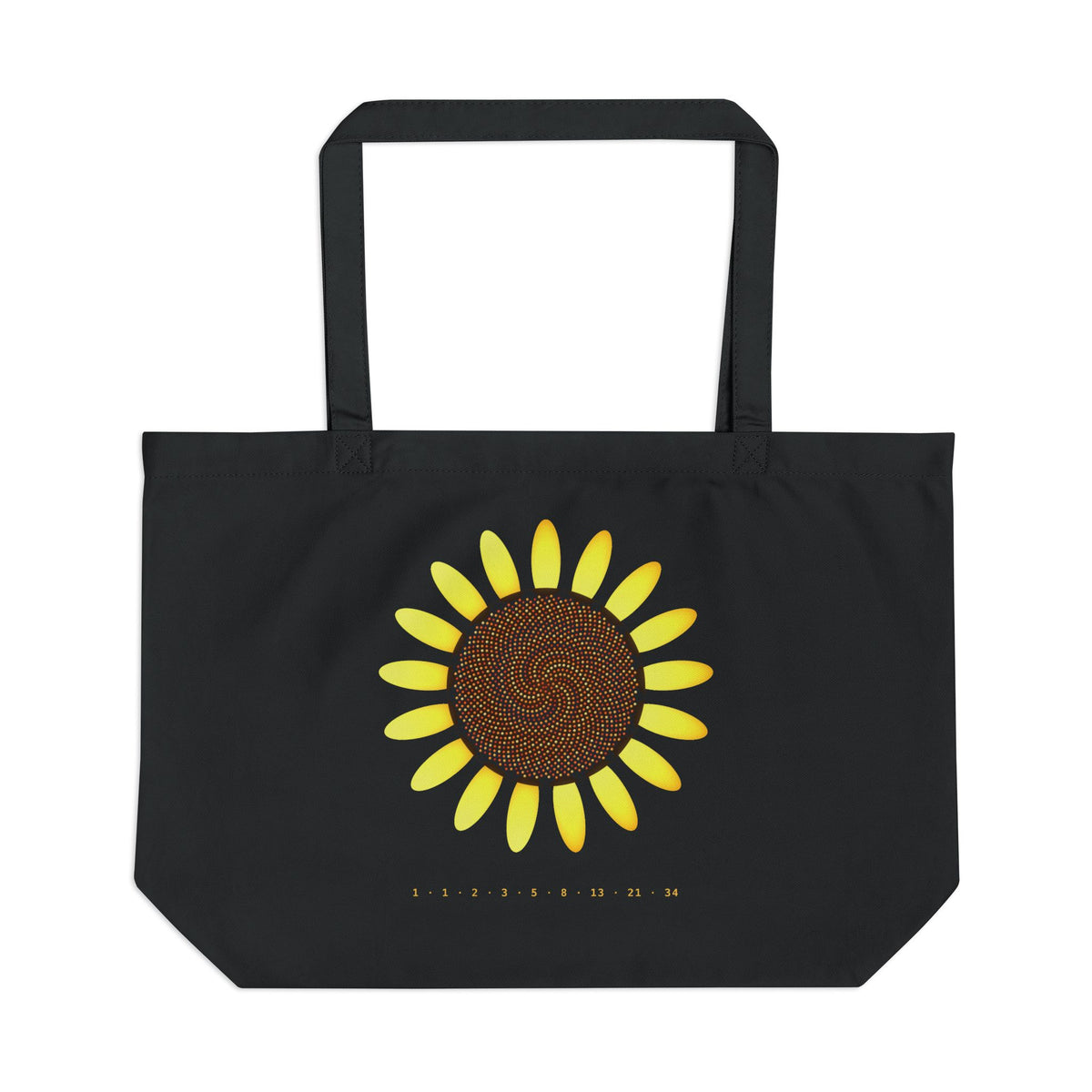 Golden Ratio organic cotton tote bag, view 1