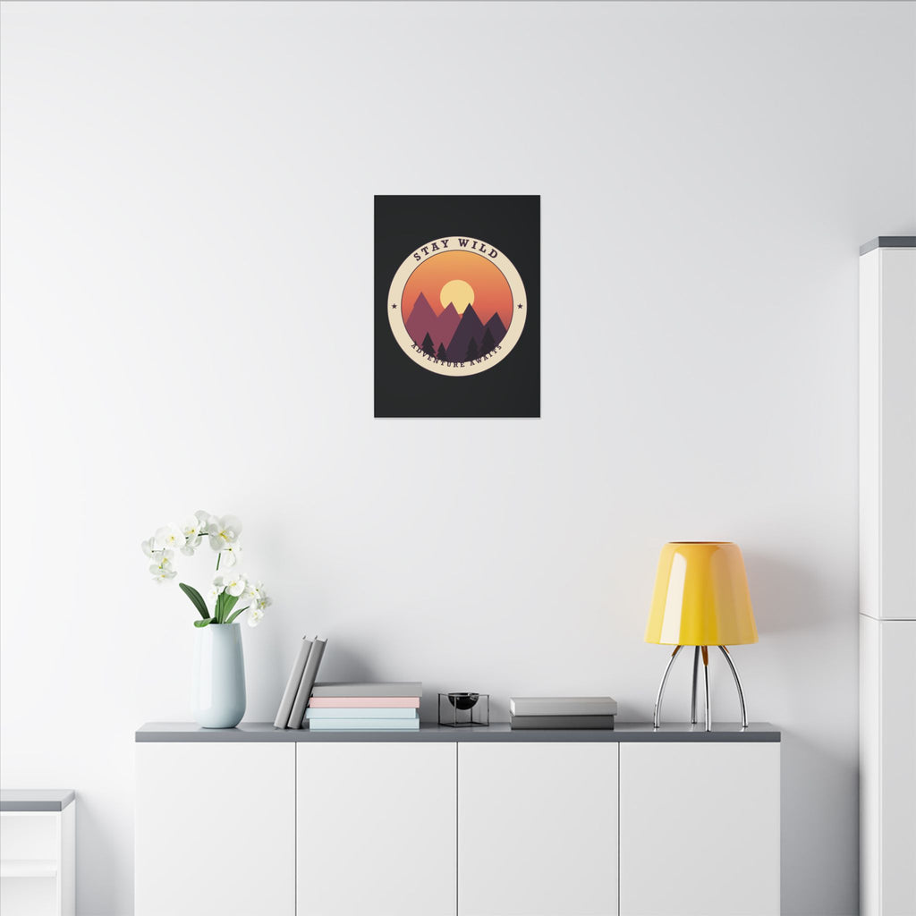 Stay Wild gallery canvas print, view 6