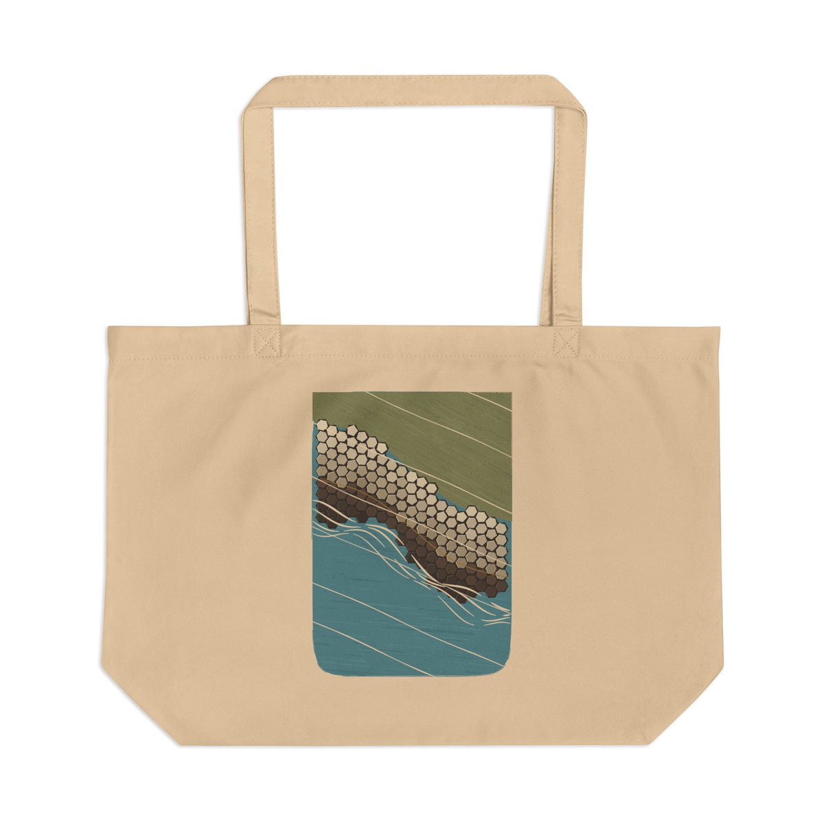 The Giant's Causeway organic cotton tote bag, view 1