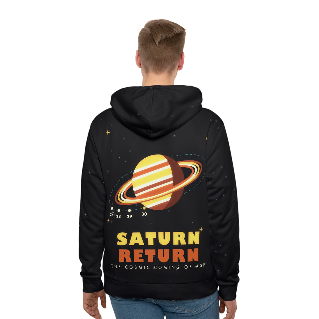 Saturn Return all-over print hoodie, view 2