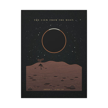 The View from the Moon Canvas