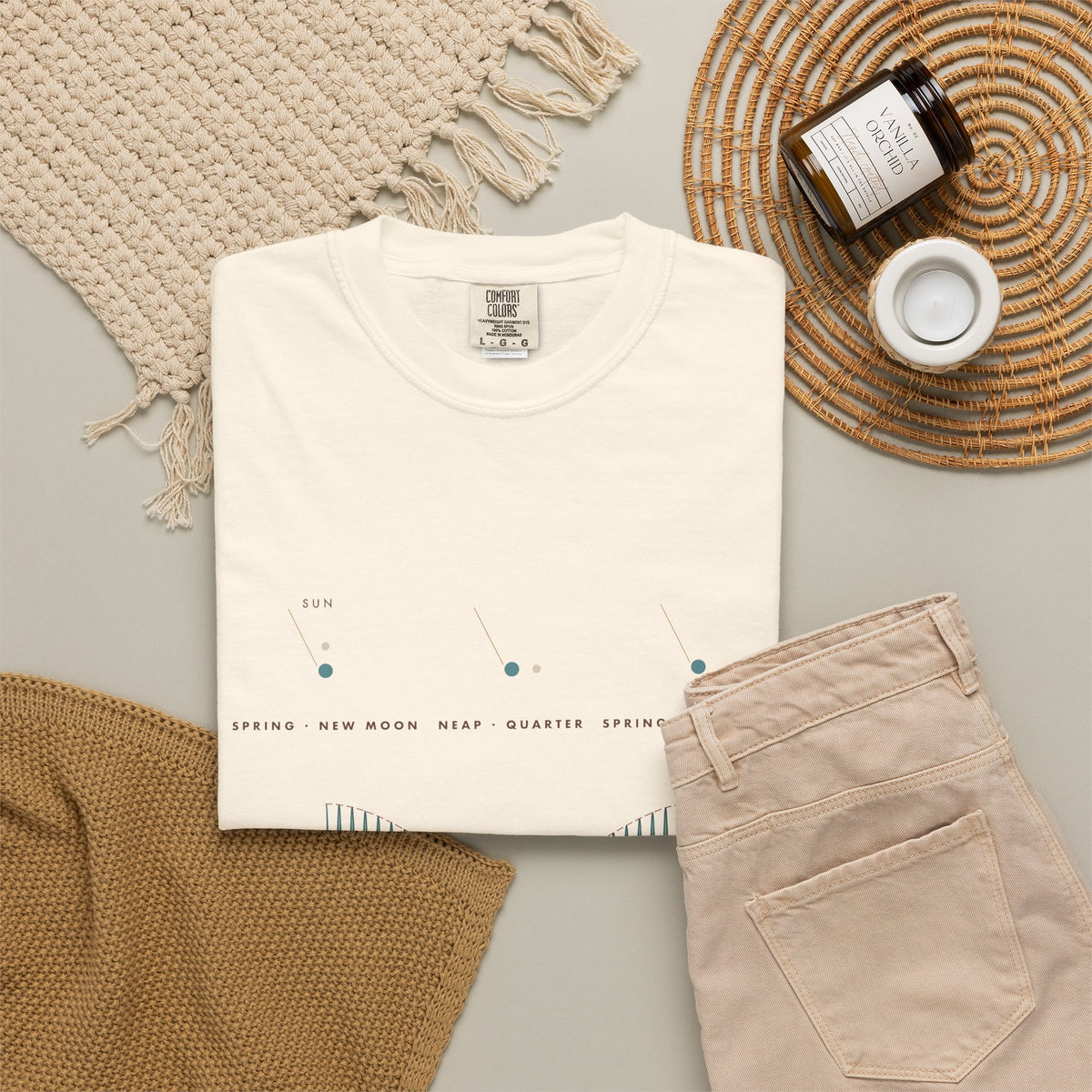 Spring and Neap graphic tee, view 2