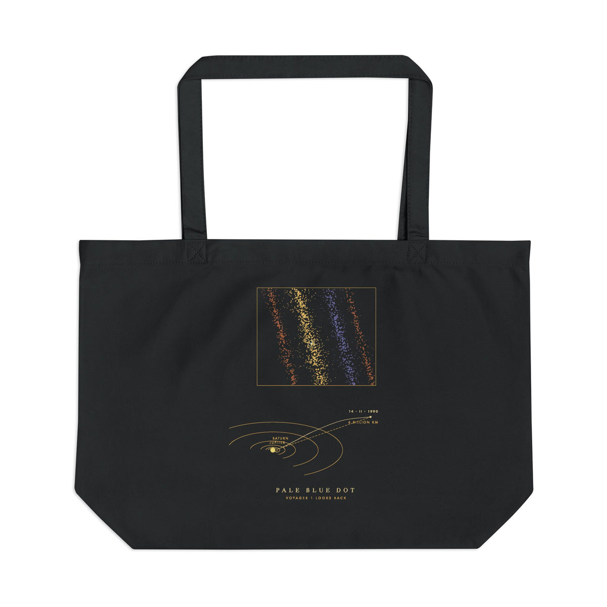 Pale Blue Dot organic cotton tote bag, view 1
