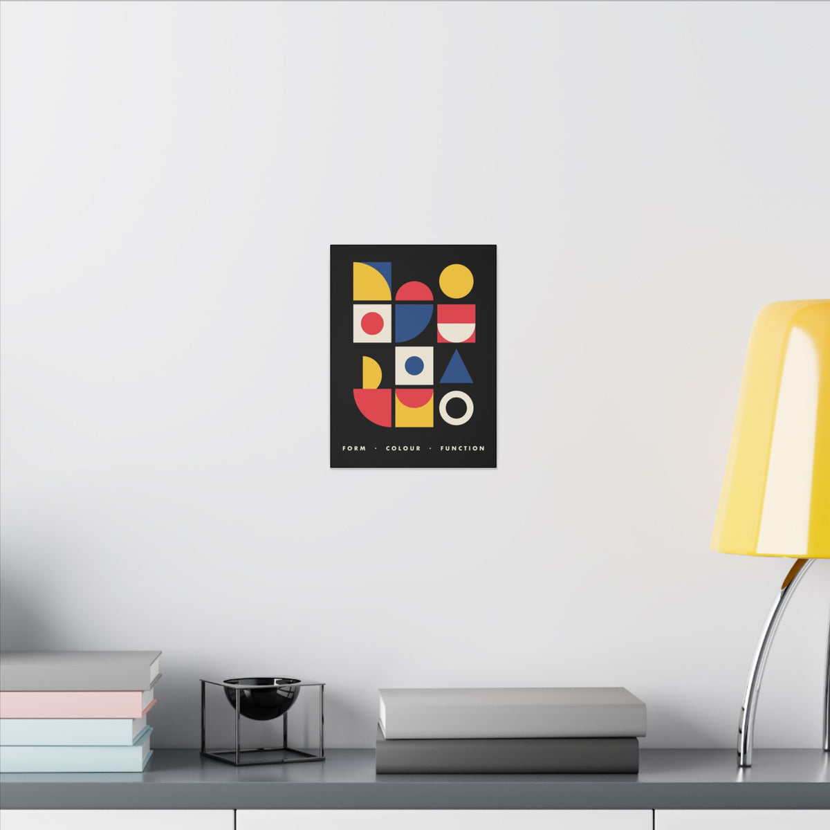 Bauhaus Blocks gallery canvas print, view 9