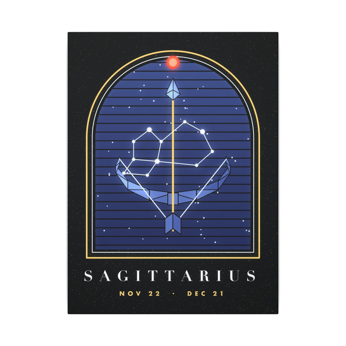 Sagittarius gallery canvas print, view 3
