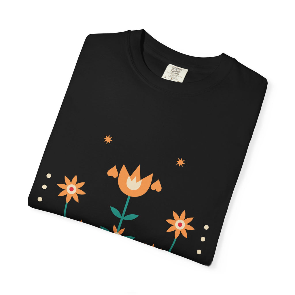 Folk Bloom graphic tee, view 6