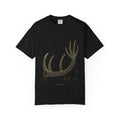 The Crown graphic tee in Black, original art by AuraCanvas