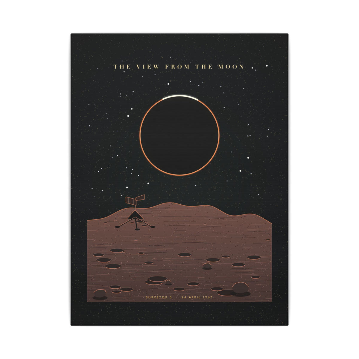 The View from the Moon gallery canvas print, view 2