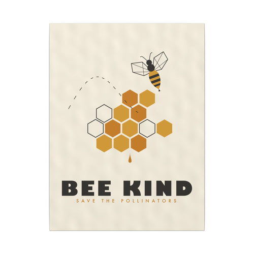 Bee Kind gallery canvas print, view 1