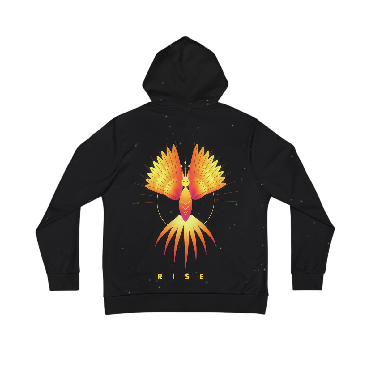 Phoenix Rising all-over print hoodie, view 1