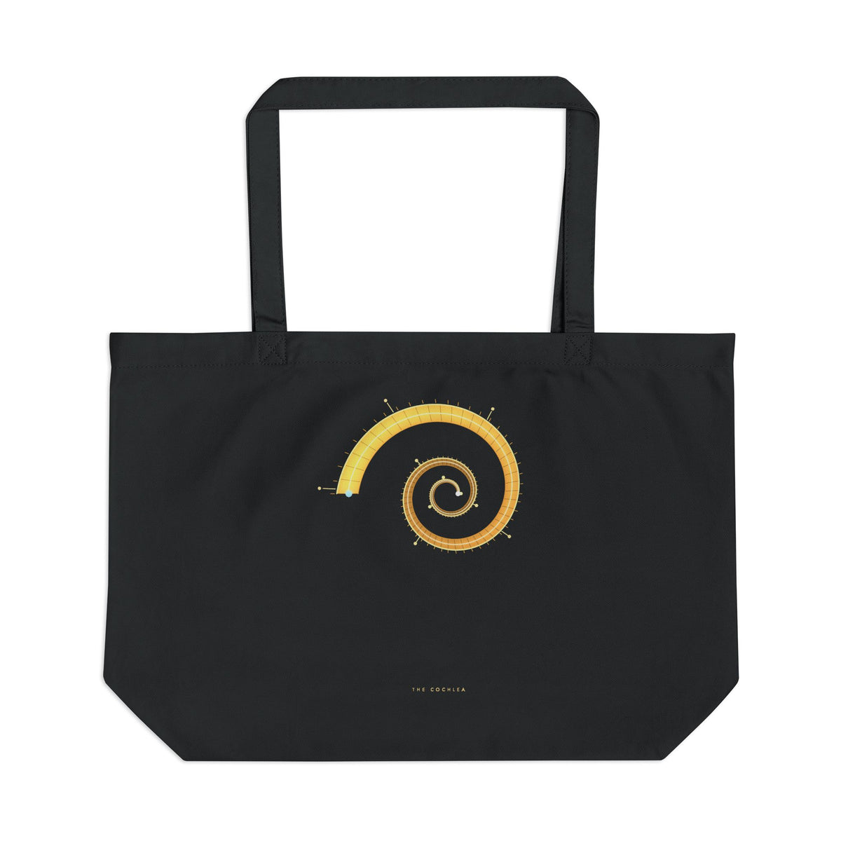 The Cochlea organic cotton tote bag, view 1