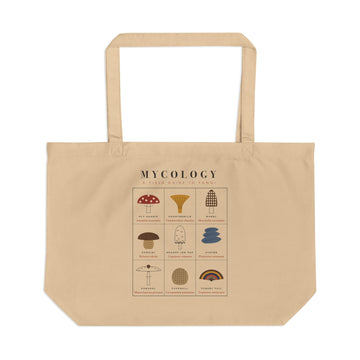 Mushroom Field Guide Tote Bag