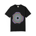 The Coral Garden graphic tee in Black, original art by AuraCanvas