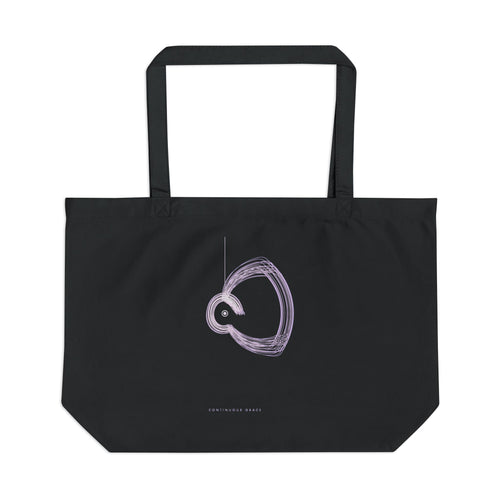 Continuous Grace organic cotton tote bag, view 1