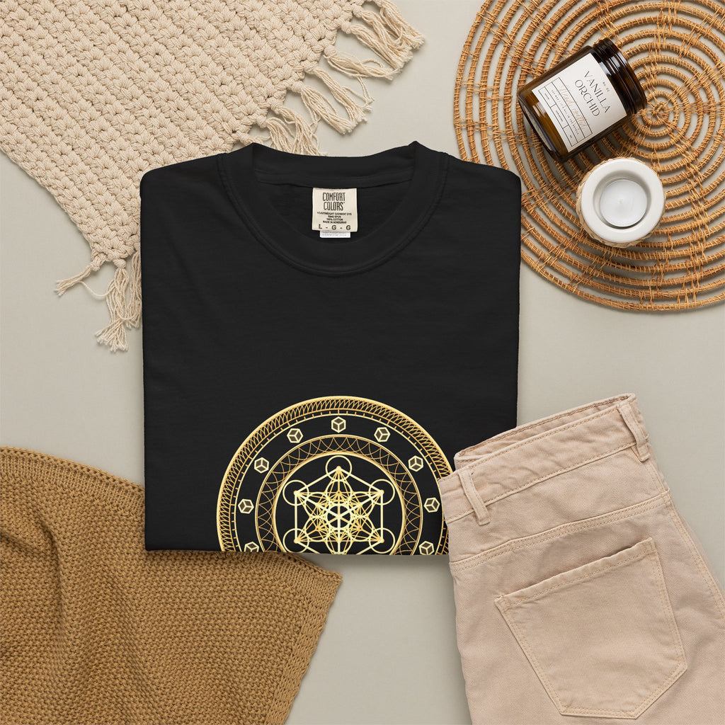 Metatron's Cube graphic tee, view 3