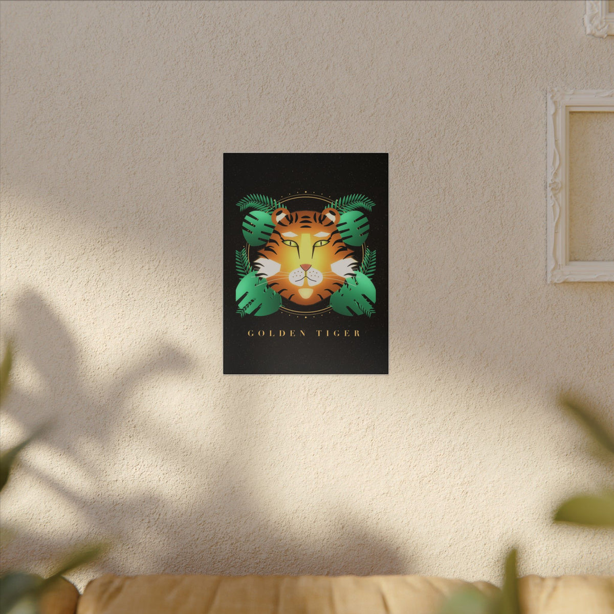 Golden Tiger gallery canvas print, view 11