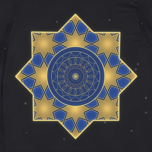 Alhambra Star all-over print tee, print close-up