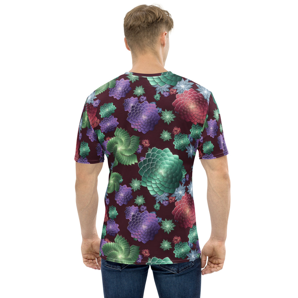 Succulent Noir all-over print tee, view 2