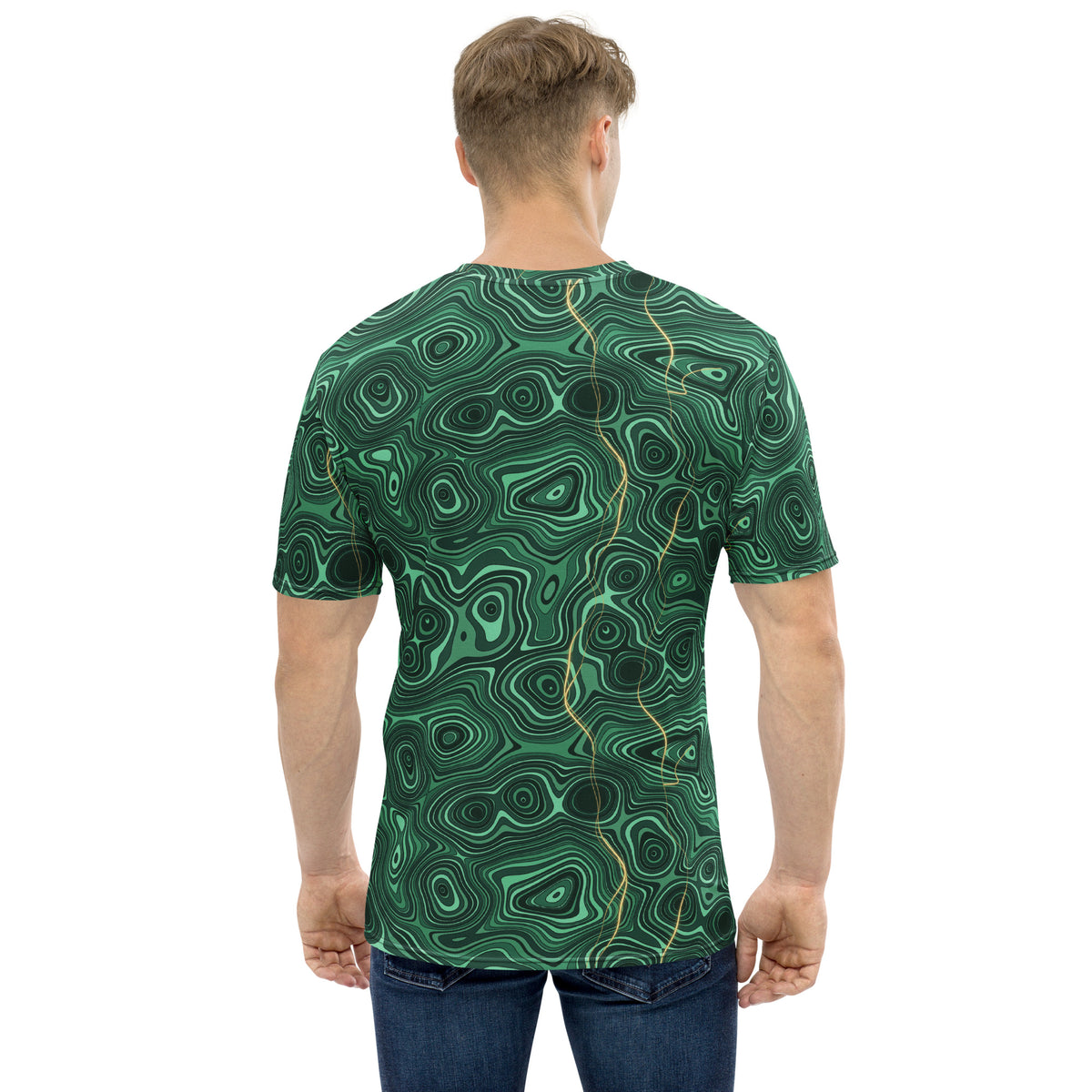 Malachite Luminous all-over print tee, view 2