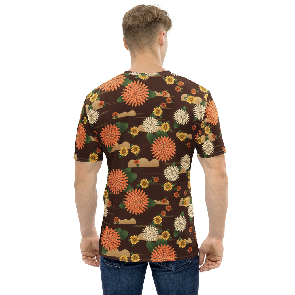 Chrysanthemum Kiku all-over print tee, view 2