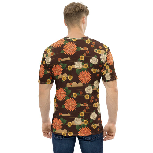 Chrysanthemum Kiku all-over print tee, view 2
