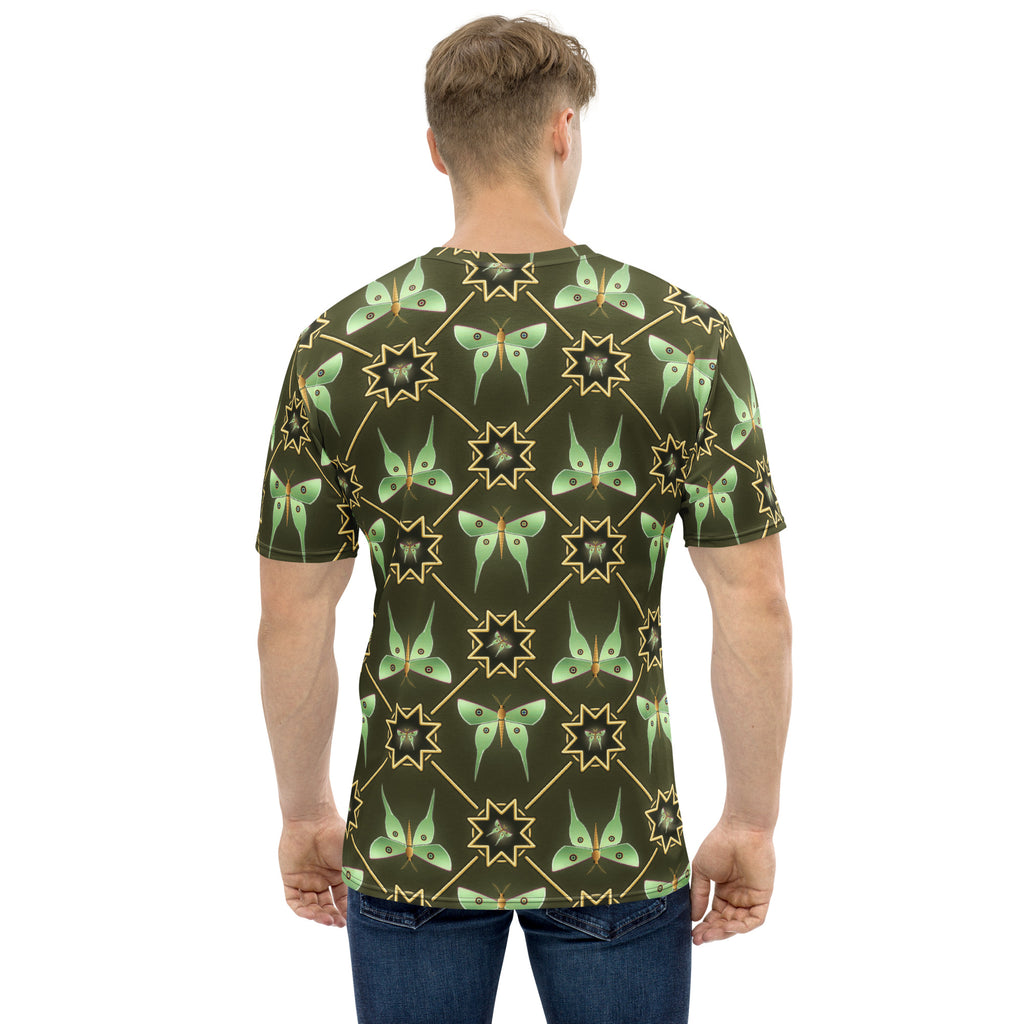 Moth Mandala all-over print tee, view 2
