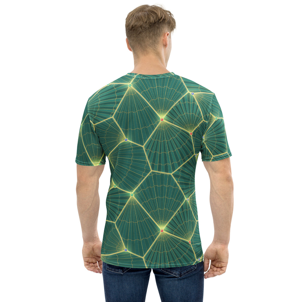 Deco Mosaic all-over print tee, view 2