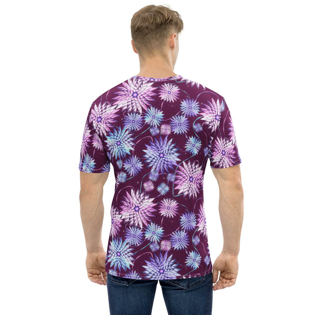 Cyber Bloom all-over print tee, view 2