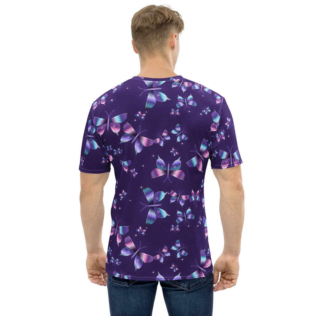 Chrome Butterflies all-over print tee, view 2
