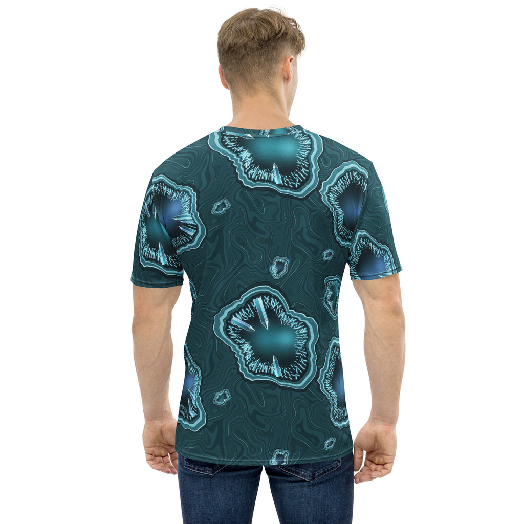 Frost Geode all-over print tee, view 2