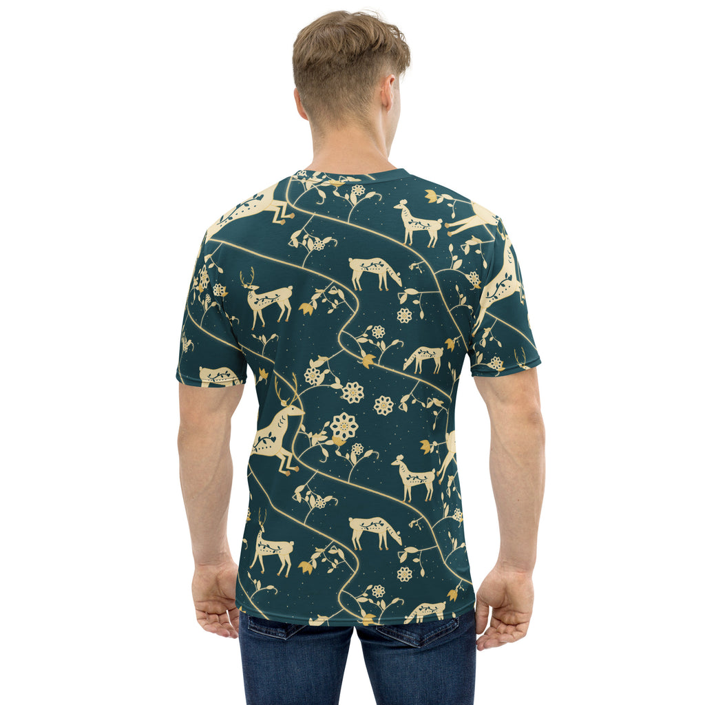 Winter Folk all-over print tee, view 2