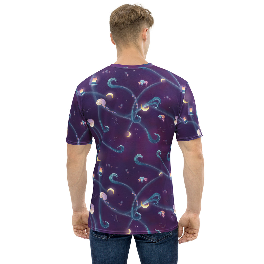 Dream Tide all-over print tee, view 2