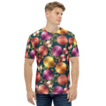 Plum Noir Teal all-over print tee, view 1