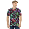 Succulent Noir all-over print tee, view 1