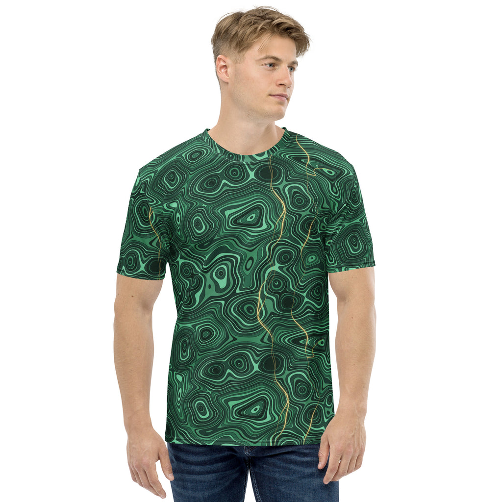 Malachite Luminous all-over print tee, view 1