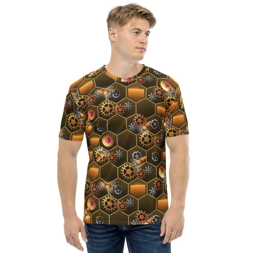 Clockwork Hive all-over print tee, view 1
