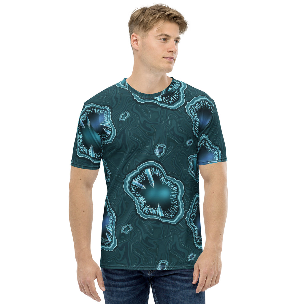 Frost Geode all-over print tee, view 1