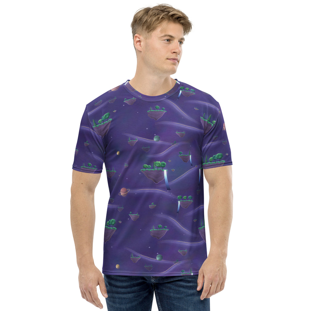 Floating Islands all-over print tee, view 1