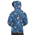 Koi Seigaiha all-over print hoodie, view 1