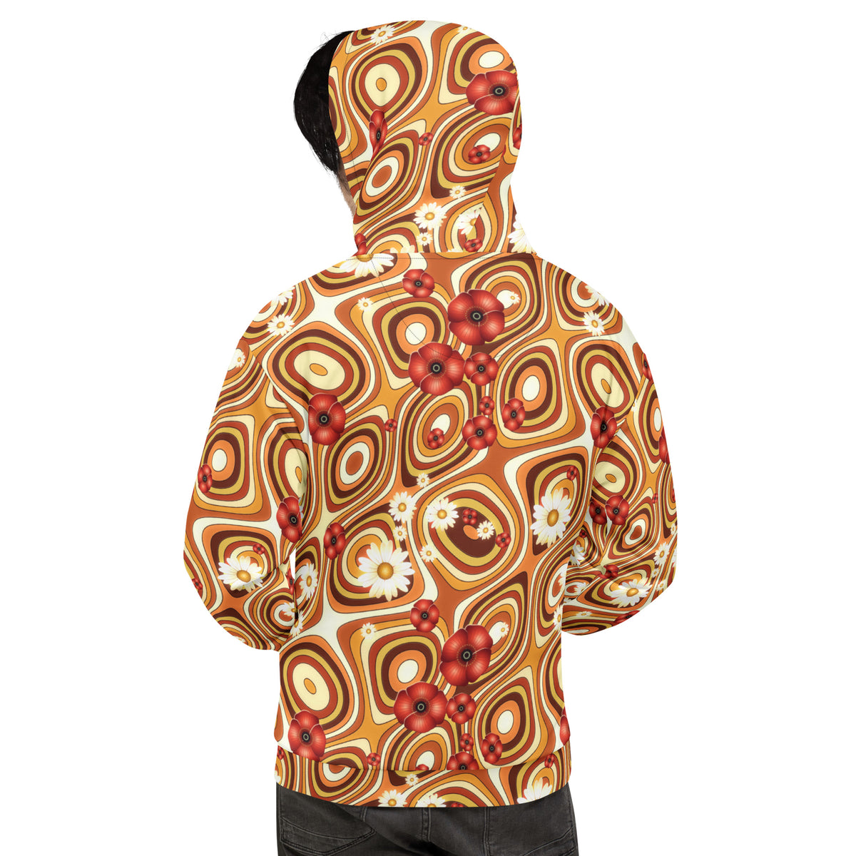 Trip Garden all-over print hoodie, view 2