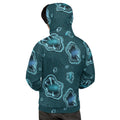 Frost Geode all-over print hoodie, view 1