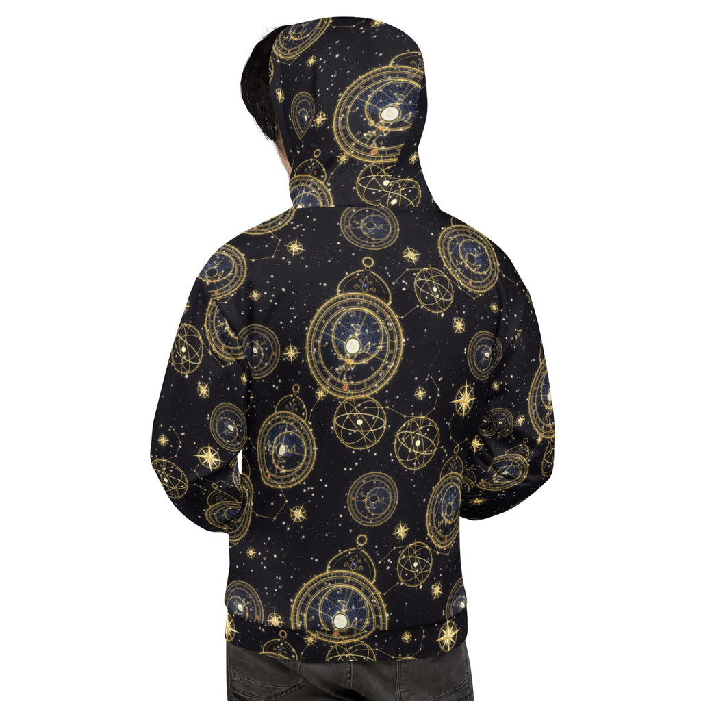 Night Navigator all-over print hoodie, view 2