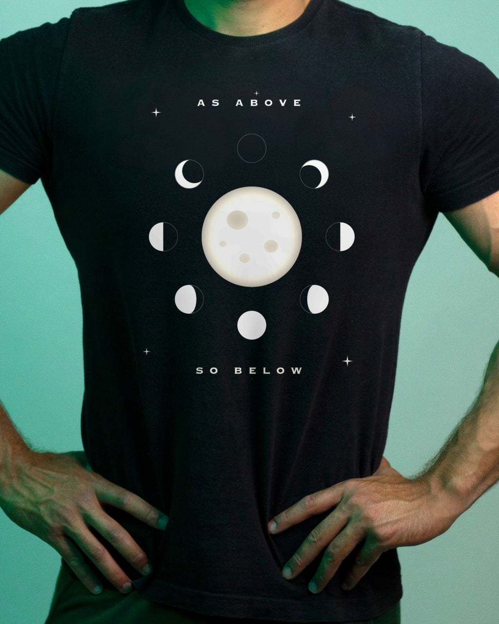As Above, So Below graphic tee, view 4