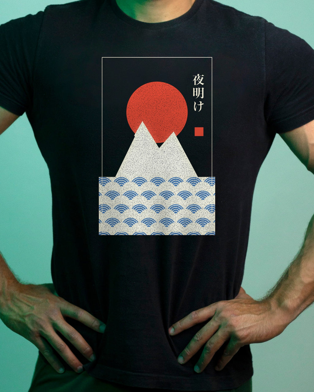 Dawn over Fuji graphic tee, view 4