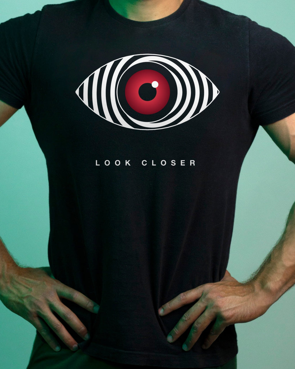 Hypnotic Eye graphic tee, view 4