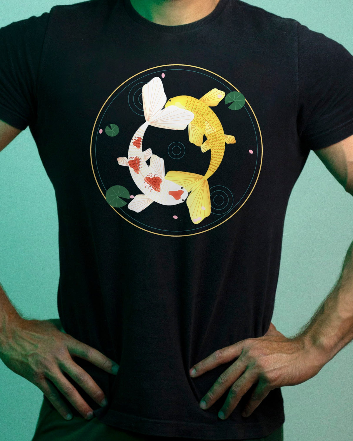 Koi Orbit graphic tee, view 4